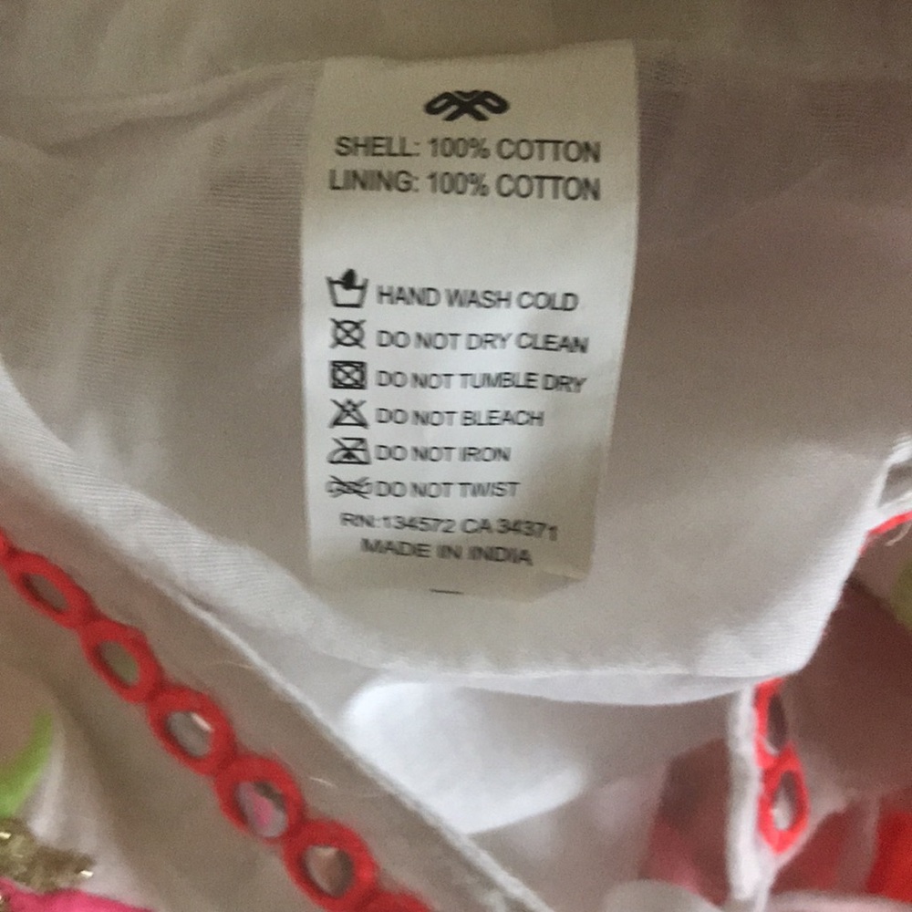 Pily Q Capri Embroidered Pink Crush Tunic XS/S NWT - Picture 15 of 15